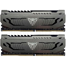 Модуль памяти Patriot DDR 4 DIMM 64Gb (32GBx2) PC25600, 3200Mhz, PATRIOT Viper Steel (PVS464G320C6K) (retail)