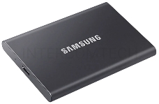 Твердотельный накопитель Samsung SSD 500GB T7 Touch, USB Type-C, R/W 1000/1050MB/s, Titanium