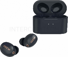 Гарнитура вкладыши QCY HT01 синий беспроводные bluetooth в ушной раковине