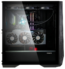 Корпус ZALMAN Z9 ICEBERG, EATX, BLACK, WINDOW, 4x3.5, 6x2.5, 2xUSB2.0, 2xUSB3.0, 1xUSB 3.1 Gen2 Type-C, FRONT 1x140mm, REAR 1x140mm