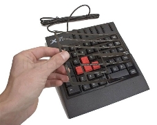 Клавиатура A4 X7-G100 черный USB Multimedia Gamer