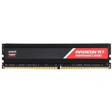 Модуль памяти 8GB AMD Radeon™ DDR4 2666 DIMM R7 Performance Series Black Gaming Memory R7S48G2606U2S Non-ECC, CL16, 1.2V, Heat Shield, RTL