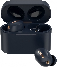 Гарнитура вкладыши QCY HT01 синий беспроводные bluetooth в ушной раковине