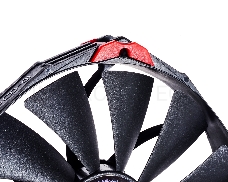 Вентилятор ID-COOLING NO-14025K 140x140x25мм (24шт./кор, PWM, Low Noise, резиновые углы, черный, 800-1600об/мин)  BOX