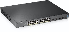 Коммутатор ZYXEL XGS2210-28HP, 24 port Gigabit L2 managed PoE+ switch, 375 Watt, 4x 10G