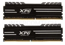 Память Adata 16GB DDR4 3200MHz XPG GAMMIX D10 Black Gaming Memory AX4U32008G16A-DB10 Non-ECC, CL16, 1.35V, Heat Shield, Kit (2x8GB), RTL