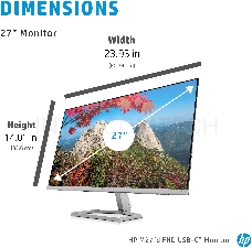 Монитор HP 27 M27f серебристый