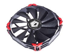 Вентилятор ID-COOLING NO-14025K 140x140x25мм (24шт./кор, PWM, Low Noise, резиновые углы, черный, 800-1600об/мин)  BOX