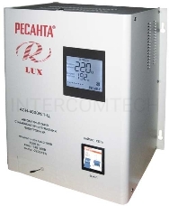 Стабилизатор напряжения Ресанта АСН-8 000 Н/1-Ц 63/6/17 Стабилизатор Lux {220В±8%, Габ. 305х190х360, Вес 15кг}