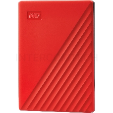 Внешний жесткий диск Western Digital Original USB 3.0 2Tb WDBYVG0020BRD-WESN My Passport 2.5 красный