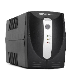 Источник бесперебойного питания Crown CMU-650X (600ВА/300 Вт; Off-Line; 1хEuro+1хIEC-320 резервным питанием и фильтрацией; 12V/7AH х 1; пластик)