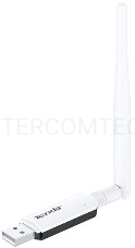 Сетевое оборудование TENDA U1 300Mbps High Gain Wireless N USB Adapter, 2T2R, 2.4GHz, 802.11n/g/b, 1 3.5dBi detachable antenna,Compatibilities:Windows xp/Vista/7/8/8.1/10,MAC OS 10.4~10.10