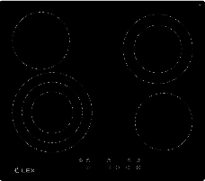 Электрическая варочная панель LEX EVH 642-2 BL