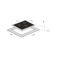 Варочная электрическая панель MAUNFELD EVCE.453.D-BK