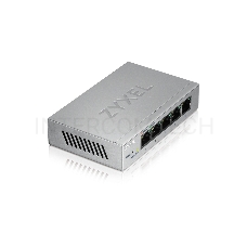 Коммутатор ZYXEL GS1200-5 Smart 5-port GbE Web Managed Switch, VLAN, IGMP, QoS, Link Aggregation