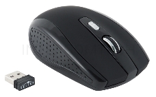 Мышь Oklick 455MW черный оптическая (1600dpi) беспроводная USB (5but)