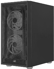 Корпус Aerocool Graphite-G-BK-v2 черный без БП ATX 3x140mm 2xUSB3.0 audio