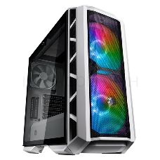 Корпус без блока питания Cooler Master MasterCase H500P Mesh White, USB3.0x2, USB2.0x2, 2x200 ARGBFan, 1x140Fan, Full Tower, w/o PSU