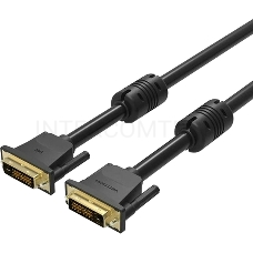 Кабель Vention DVI-D Dual link 25M/25M с ферритовым фильтром - 2м.