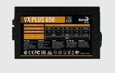 Блок питания Aerocool VX-650 RGB PLUS (ATX 2.3, 650W, 120mm fan, RGB-подсветка вентилятора) Box