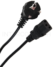 Кабель компьютер-розетка Aopen 1.8метра 220V (EURO) VDE 3G*0,5mm2 QUST ACE021-1.8M