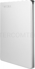 Внешний жесткий диск TOSHIBA HDTD310ES3DA Canvio Slim 1ТБ 2.5 USB 3.0 серебро