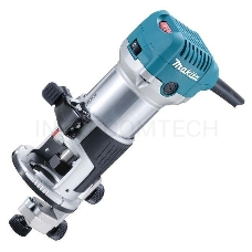 Фрезеры Makita RT0700CX2 Фрезер кромочный,{710Вт,10000-30000об\м,цанга-6-8мм,1.8кг,сум,прям направляющая,погруж и накл подошвы}