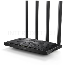 Роутер беспроводной TP-Link Archer C6U AC1200 10/100/1000BASE-TX/4G ready черный