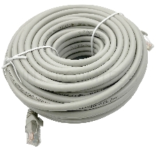 Патч-корд Buro Basic UTP 4 пары cat6 CCA molded 20м серый RJ-45 (m)-RJ-45 (m)