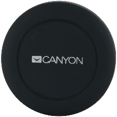 Магнитный автодержатель для смартфона Canyon Car Holder for Smartphones,magnetic suction function ,with 2 plates(rectangle/circle), black ,44*44*40mm 0.035kg