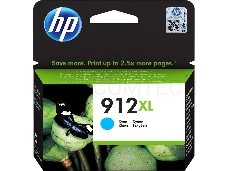 Картридж струйный HP 912 3YL81AE голубой (825стр.) для HP OfficeJet 801x/802x