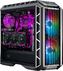 Корпус без БП Cooler Master MasterCase H500P Mesh Gun Metal Grey, USB3.0x2, USB2.0x2, 2x200 ARGBFan, 1x140Fan, Full Tower, w/o PSU