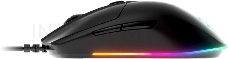 Мышь Steelseries Rival 3 черный оптическая (8500dpi) USB (6but)