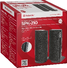 Колонки Defender SPK-210 {2.0, 2x2W, разъем для наушников} 65210