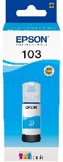 Картридж струйный Epson 103C C13T00S24A голубой (65мл) для Epson L3100/3110/3150