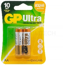 Батарея GP Ultra Alkaline 24AU LR03 AAA (2шт)