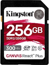 Флеш карта SDXC 256Gb Class10 Kingston SDR2/256GB Canvas React Plus w/o adapter