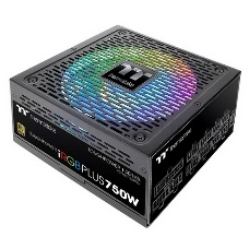 Блок питания Thermaltake ATX 750W Toughpower iRGB Plus 80+ gold (24+4+4pin) APFC 140mm fan color LED 9xSATA Cab Manag RTL