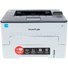 Принтер Pantum P3300DN, А4, 33 стр/мин, 1200 X 1200 dpi, 256Мб RAM, PCL/PS, дуплекс, лоток 250 листов, USB/LAN, нагр. макс 60000 стр/мес, рек. 3000 стр/мес, серый корпус