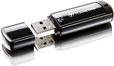 Флеш Диск Transcend 16Gb Jetflash 350 TS16GJF350 USB2.0 черный