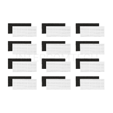 Комплект аксессуаров для робота-пылесоса KYVOL D10/D2/D3/D5S/D6/D7/E20/E25S/E30 (губка для фильтра - 12 шт., фильтр - 12 шт.)