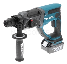 Перфоратор Makita DHR202RFE Перфоратор ак,SDS+,{18В,2х 3 Ач Li-ion,3реж,1.9Дж,0-4000у\м,3.5кг,чем,подсветка,совмест с 4 Ач Li-ion}