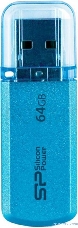 Флеш Диск Silicon Power 64Gb Helios 101 SP064GBUF2101V1B USB2.0 синий