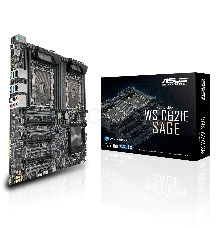 Серверная системная плата MB ASUS WS C621E SAGE Intel C621, Dual Intel® Socket P (LGA 3647), 12xDDR4, 7xPCIe x16 v3.0, 8xSATA 6Gb/s (RAID 0,1,5,10) + 2xSATA 6Gb/s + 1xM.2 + 4xU.2, 2x1Gb Intel® I210-AT, 10xUSB 3.1 + 4xUSB 2.0, E-ATX