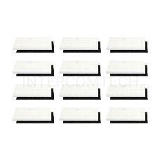 Комплект аксессуаров для робота-пылесоса KYVOL D10/D2/D3/D5S/D6/D7/E20/E25S/E30 (губка для фильтра - 12 шт., фильтр - 12 шт.)