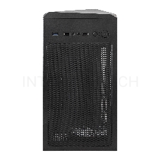 Корпус Miditower ExeGate EVO-8225-NPX600 (ATX, БП 600NPX с вент. 12см, 2*USB+1*USB3.0, черный, 2 вент. с RGB подсветкой и полоса на передней панели, боковая панель - закаленное стекло)