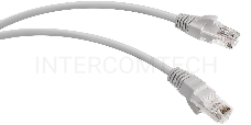 Патч-корд WRline WR-PC-RJ45-UTP-5E-1.5-GY UTP RJ-45 вил.-вилка RJ-45 кат.5E 1.5м серый LSZH (уп.:1шт)