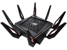 Маршрутизатор ASUS GT-AX11000 Tri-band WiFi 6(802.11ax) Gaming Router –Worlds first 10 Gigabit Wi-Fi router with a quad-core processor, 2.5G gaming port, DFS band, wtfast, Adaptive QoS, AiMesh for mesh wifi system