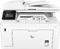 МФУ HP LaserJet Pro MFP M227fdw (G3Q75A), лазерный принтер/сканер/копир/факс A4, 28 стр/мин, 1200x1200 dpi, 256 Мб, дуплекс, подача: 260 лист., вывод: 150 лист., автоподатчик, Post Script, Ethernet, USB, Wi-Fi, цв. ЖК-дисплей (замена CF485A M225dw)