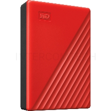 Внешний жесткий диск WD Original USB 3.0 4Tb WDBPKJ0040BRD-WESN My Passport 2.5 красный